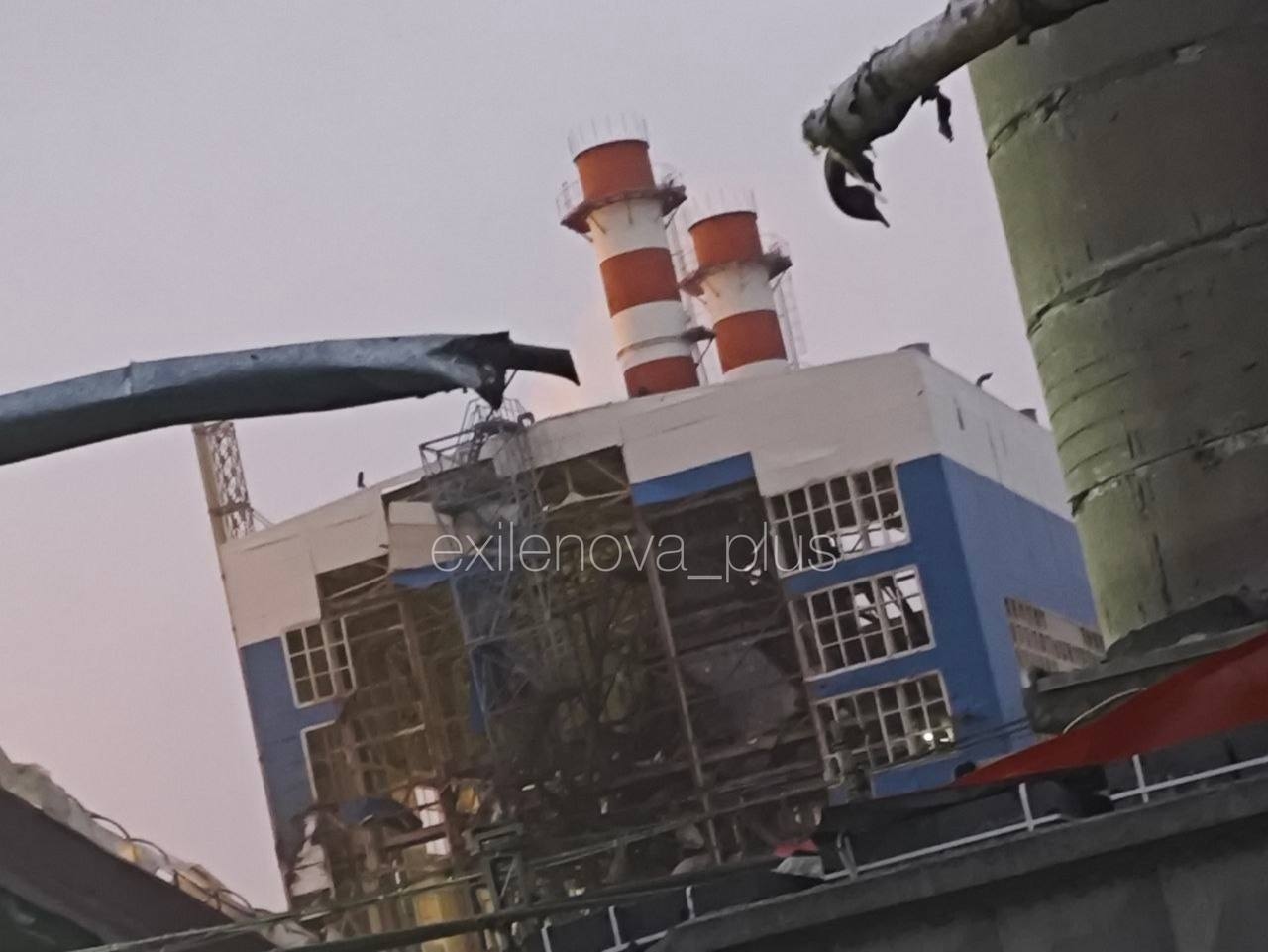 Последствия ракетного удара по ТЭЦ-1 в Воронеже